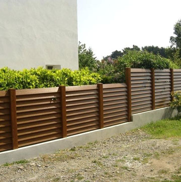 Différents types de clôture